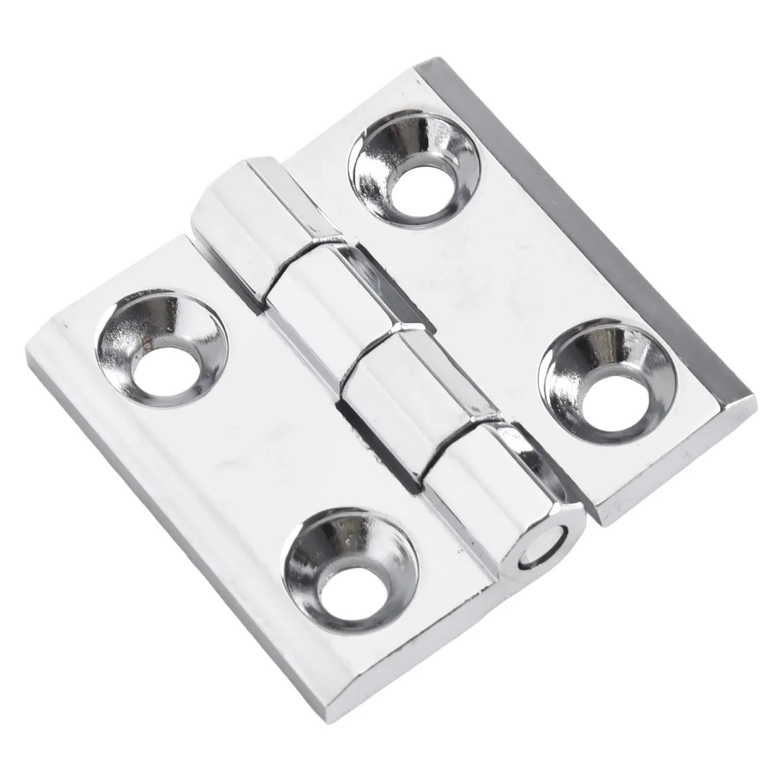 Kdhcvkz Silver 50X50mm 1Pcs Furniture Detachable Hinge Stainless Steel 40-60Mm(Silver 50X50mm)