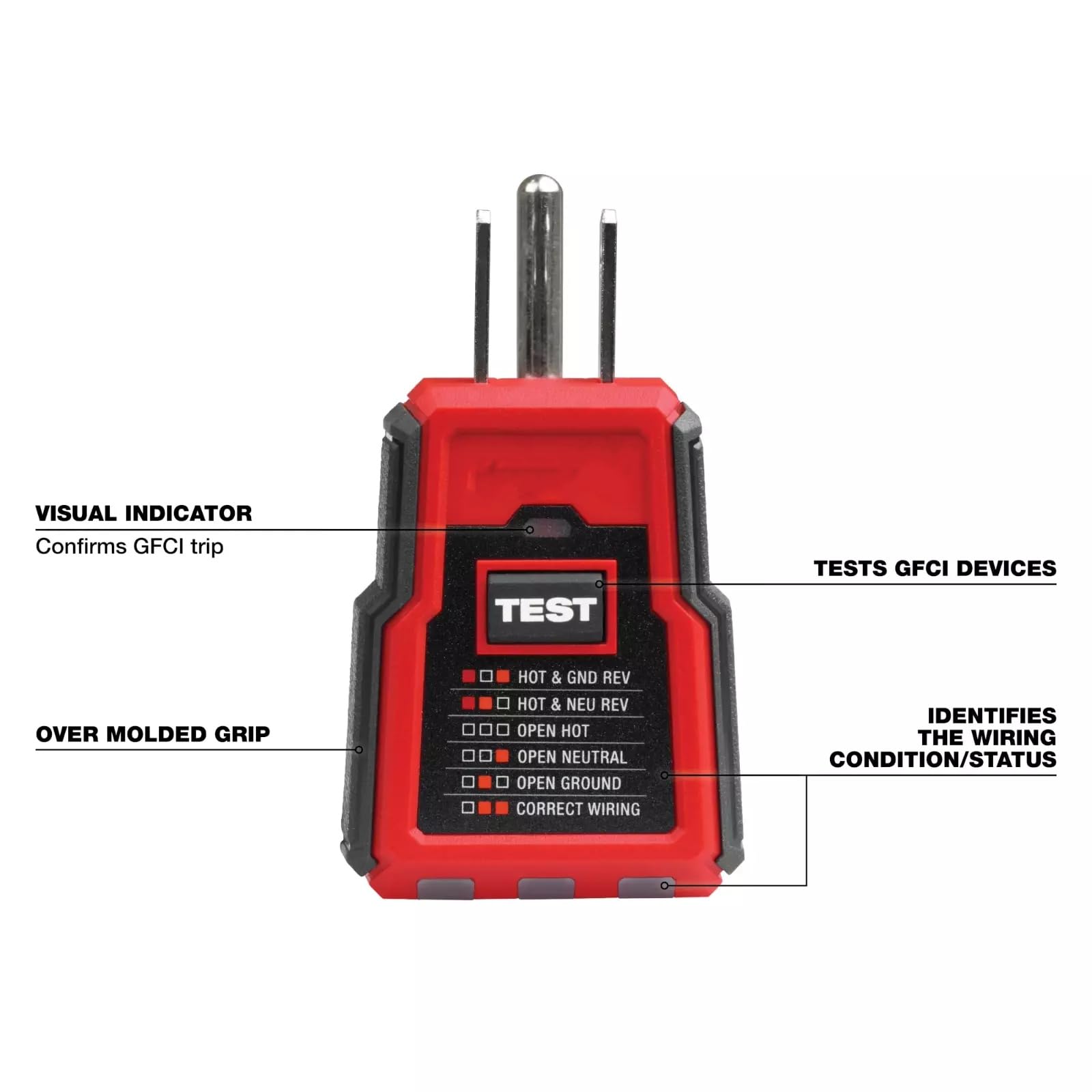 2223-20 for Milwaukee GFCI Receptacle Tester