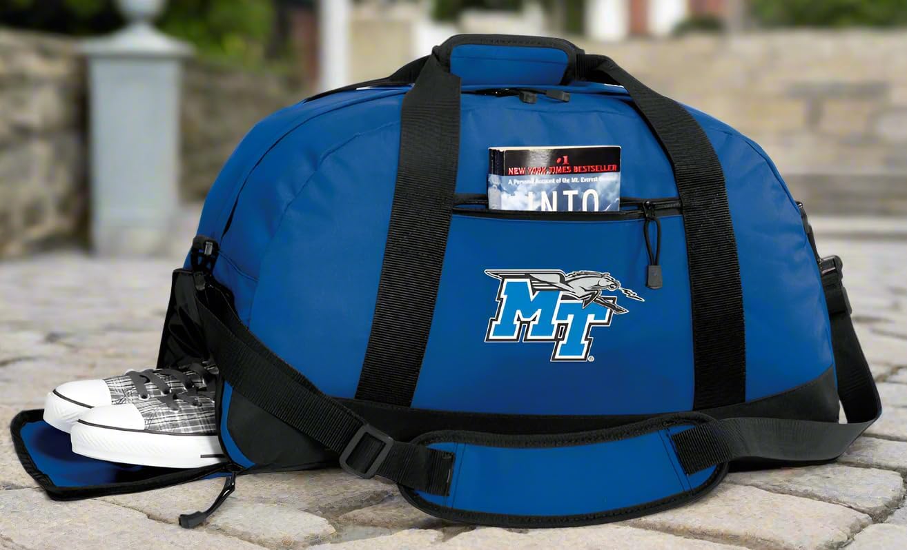 Middle Tennessee Gym Bag - MTSU Duffel Bag w/SHOE POCKETS