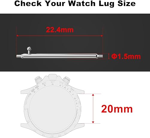 Miniatura 2 de Hapysen 20mm Quick Release Spring Bar Compatible for Samsung Galaxy Watch 6Galaxy Watch 55 ProGalaxy Watch 44 ClassicGalaxy Watch (42mm) Galaxy