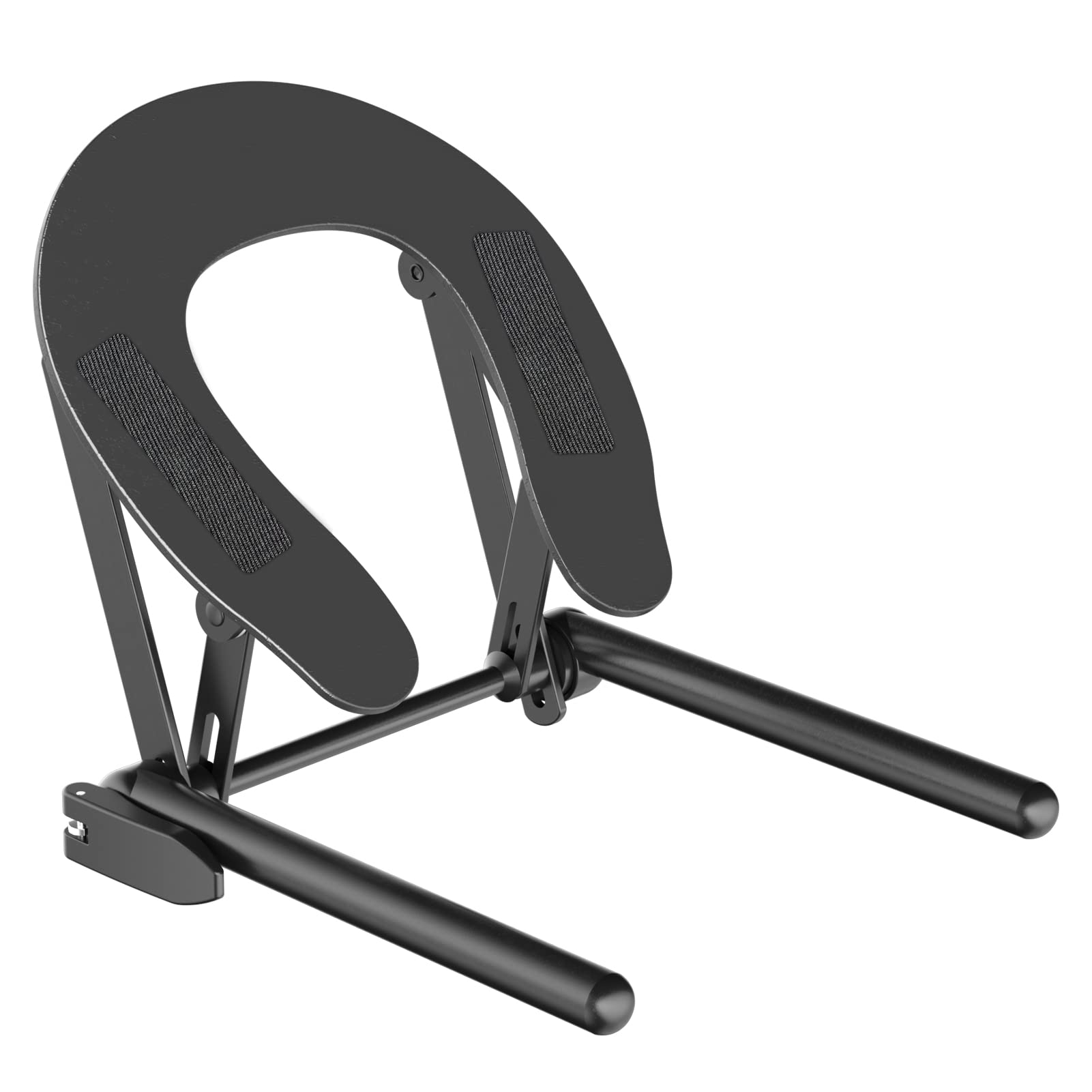 CLORIS Universal Headrest Face Cradle, Lightweight Adjustable Aluminum Face Space Holder for Massage Table(Black)
