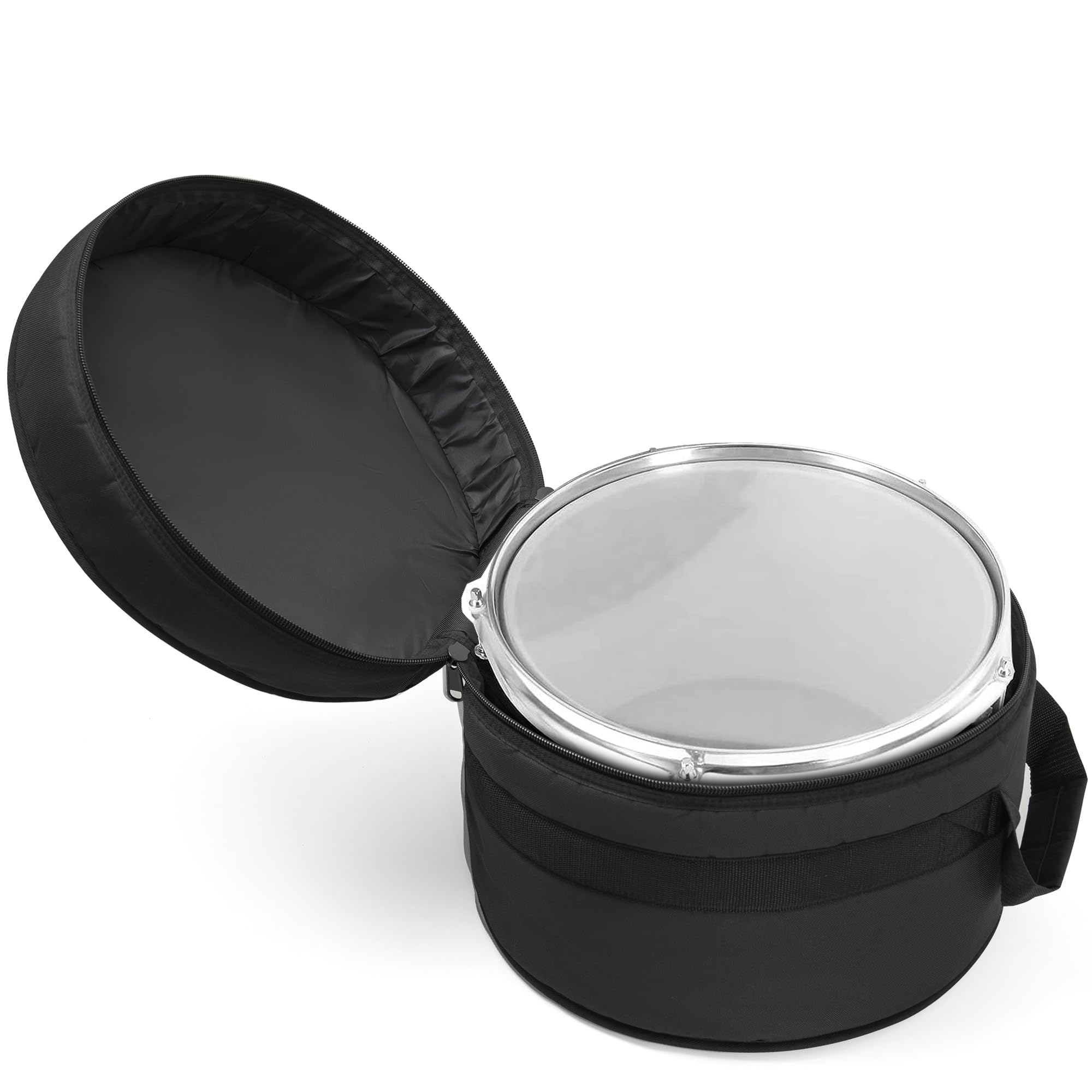 OUUTMEE Tom Drum Tasche für Tom 35,6 x 30,5 cm, 10 mm dick gepolsterte Reise-Trommeltasche