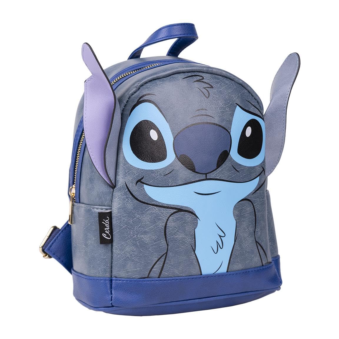 Disney Unisex Kids Blue Stitch Backpack 2100004772 | Acotis - Textile