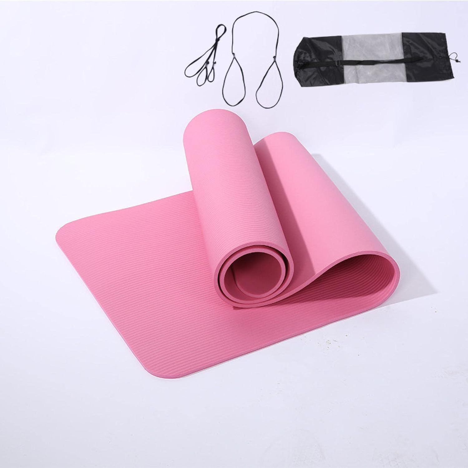 QBIYA Thickened Yoga mat Fitness and Exercise mat with Easy
