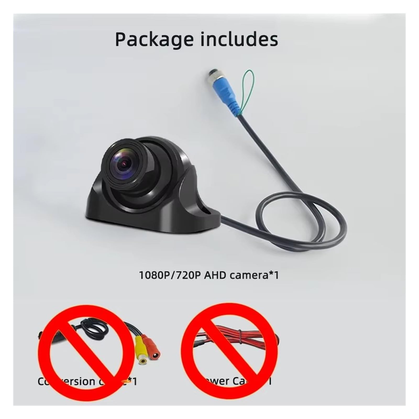 Auto Rückfahrkameras Universal AHD Full HD Nachtsicht Rückfahrkamera 1080P 720P vorne(Camera)