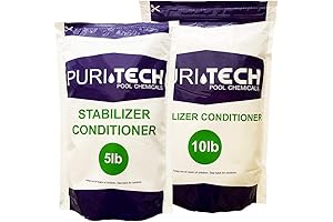 Puri Tech Pool Chemicals Cyanuric Acid Pool Stabilizer: Reliable Pool Care, Enhanced Chlorine Performance