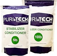Vista 8 de PuriTech Stabilizer - Acondicionador de ácido cianúrico para protección UV de albercas y spas