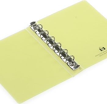 Amazon | エトランジェディコスタリカ バインダー ミニ 6穴 透明PP 黄 Amazon | エトランジェディコスタリカ バインダー ミニ 6穴 透明PP 黄