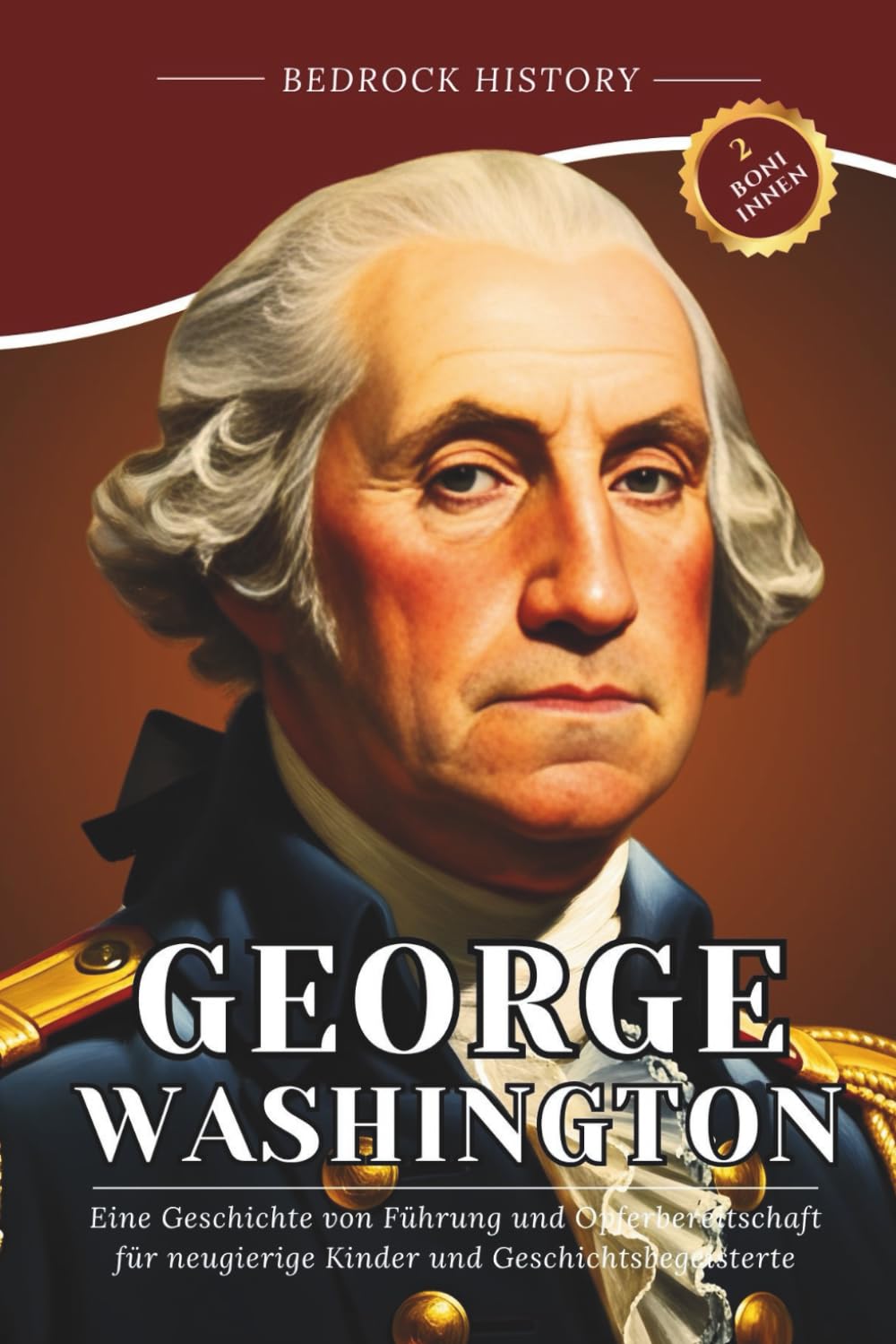 George Washington: Eine Geschichte von Führung und Opferbereitschaft für neugierige Kinder und Geschichtsbegeisterte (Die Bedrock-Reihe)