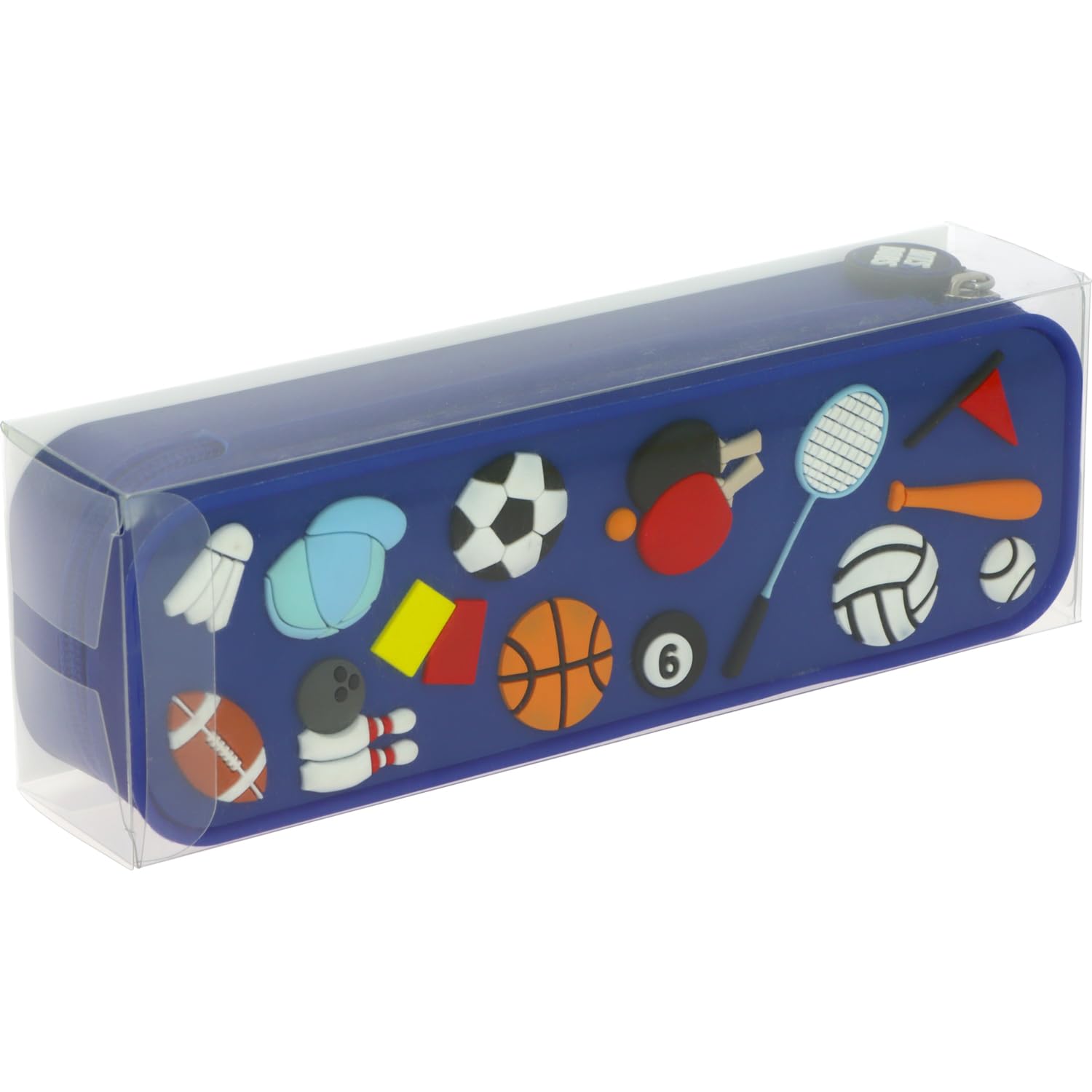 Grafoplás bits&bobs silikonowe etui szkolne 3D bity i bobs, 20x6,5x4,5cm, Niebieski, 20x6,5x4,5cm, Silikonowe etui szkolne 3D Bits & Bobs