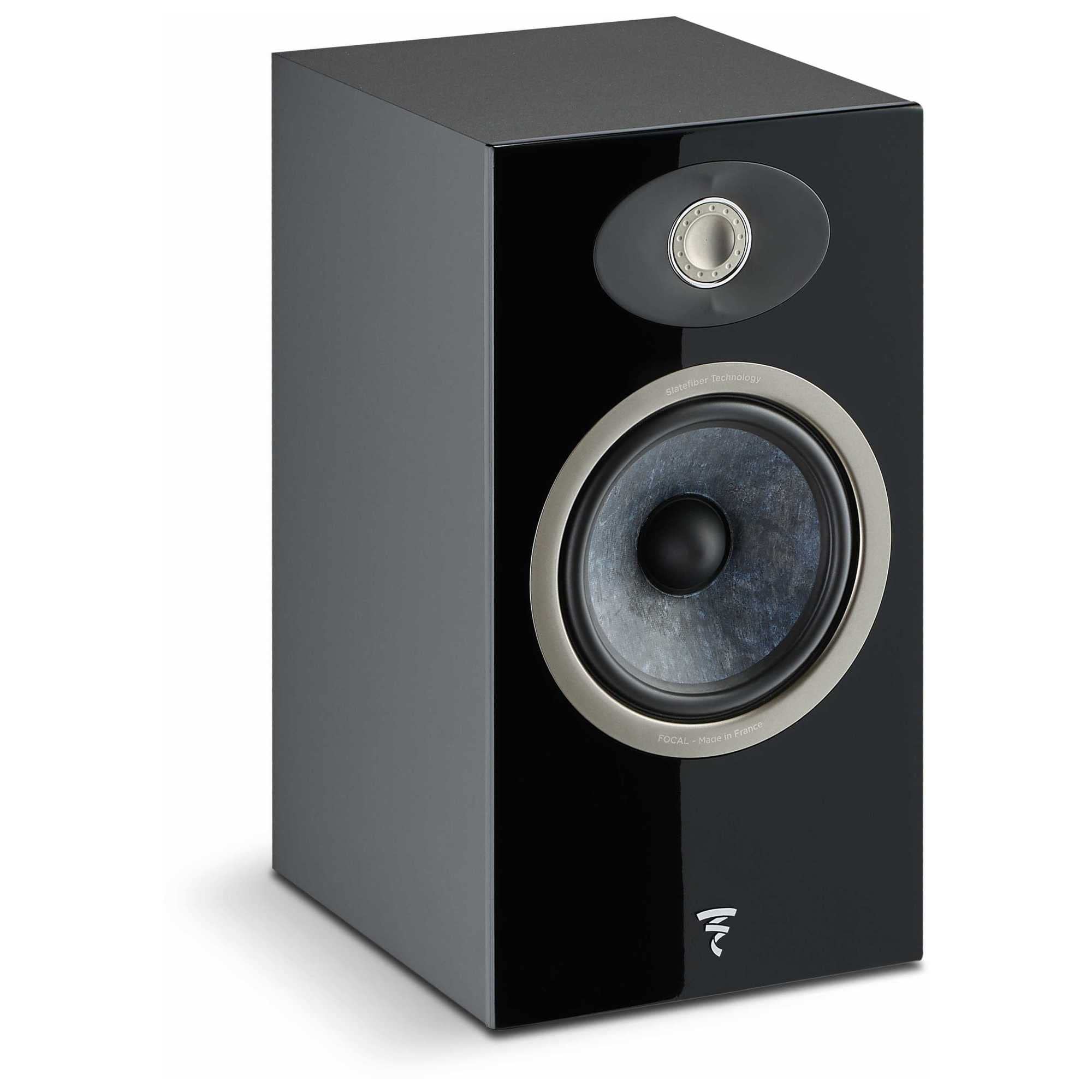 Focal Theva No.1 - Altavoces para estantería (2 vías), Color Negro