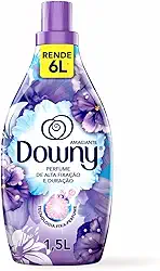 Downy Amaciante Concentrado Lirios Do Campo 1.5L, Rende 6L, Perfume com Notas de Lavanda e Algodão