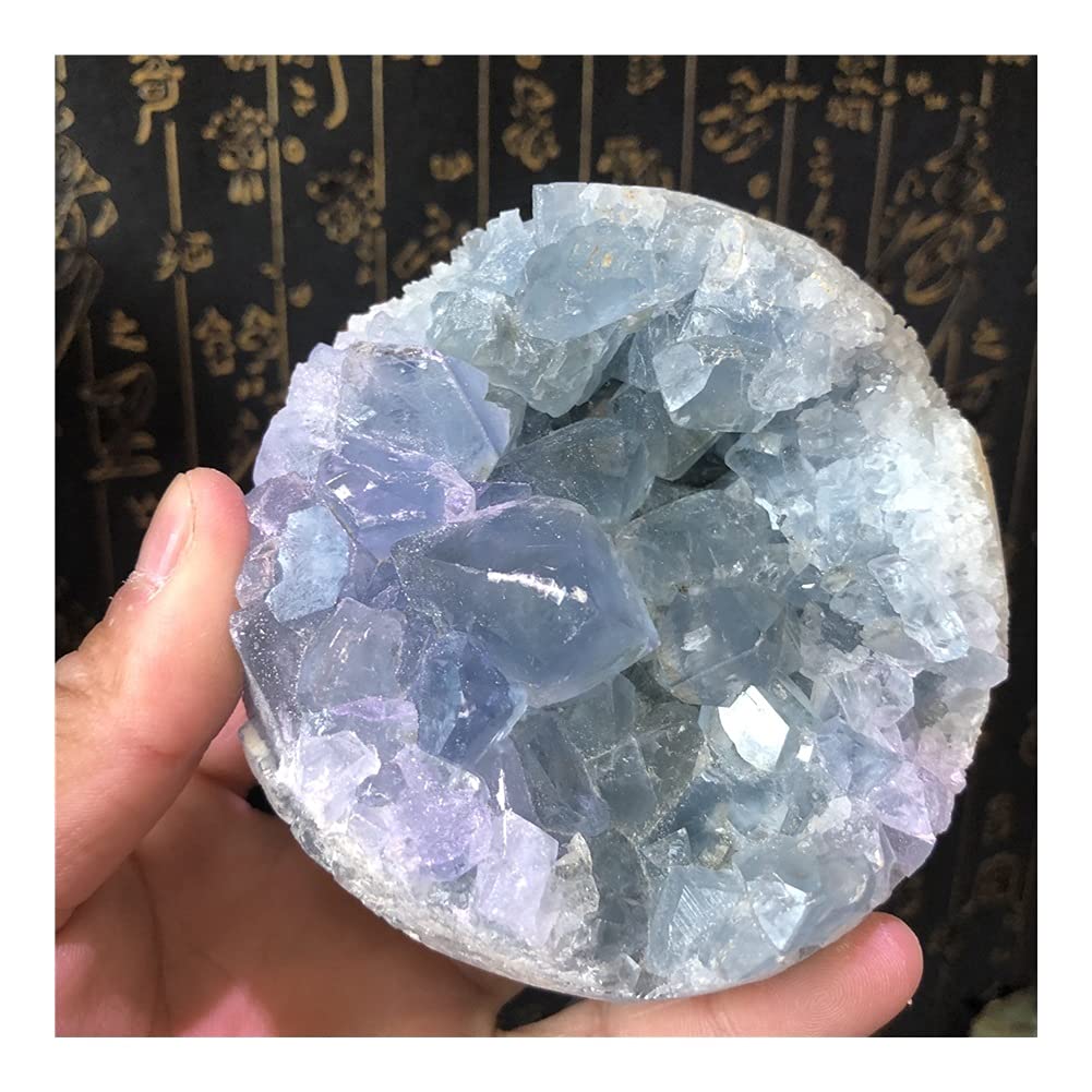 Salud y hogar Natural cielo azul cristal racimo mineral espécimen decoración de la boda decoración del acuario