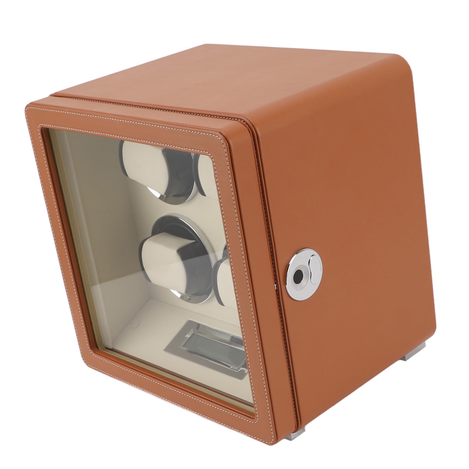 Fdit Caja Giratoria para Relojes Automáticos, Organizador para 4 Relojes