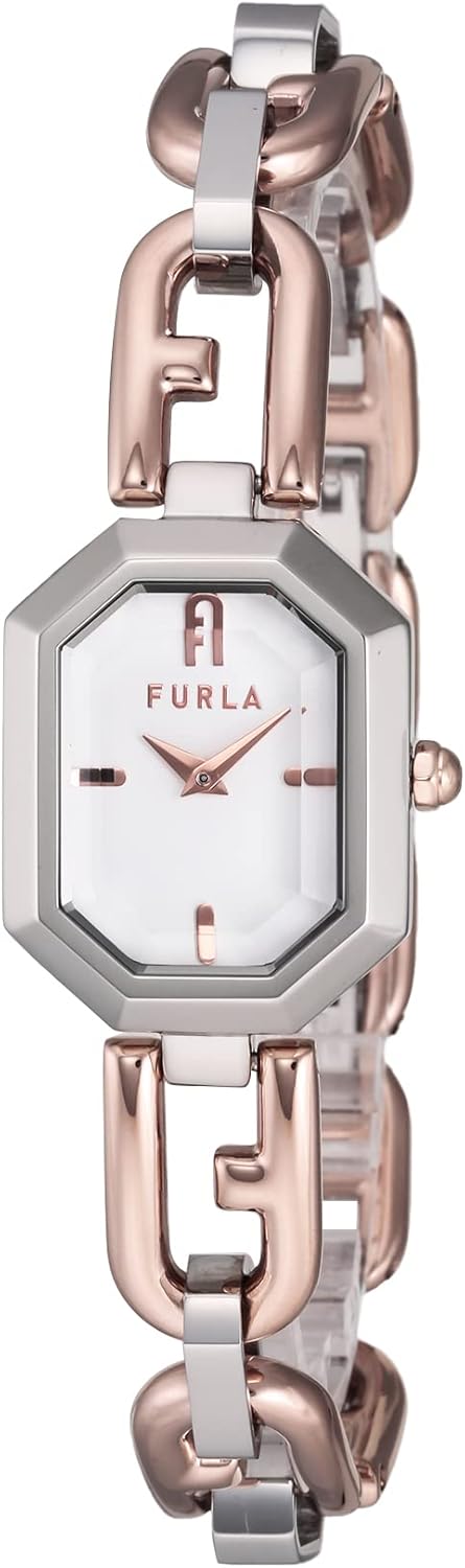 Amazon | [フルラ] 腕時計 OCTAGONAL シルバー 文字盤 ステンレス  