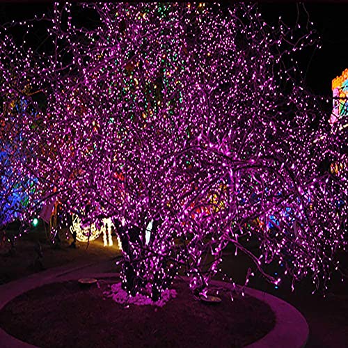 Image of Gesto Pink Led Serial String Lights - Waterproof Copper Wire Led Fairy Lights for Home Decoration,Christmas, Deepawali & Diwali Decoration Lights for Balcony Outdoor (20 Meter | Pack of 2)