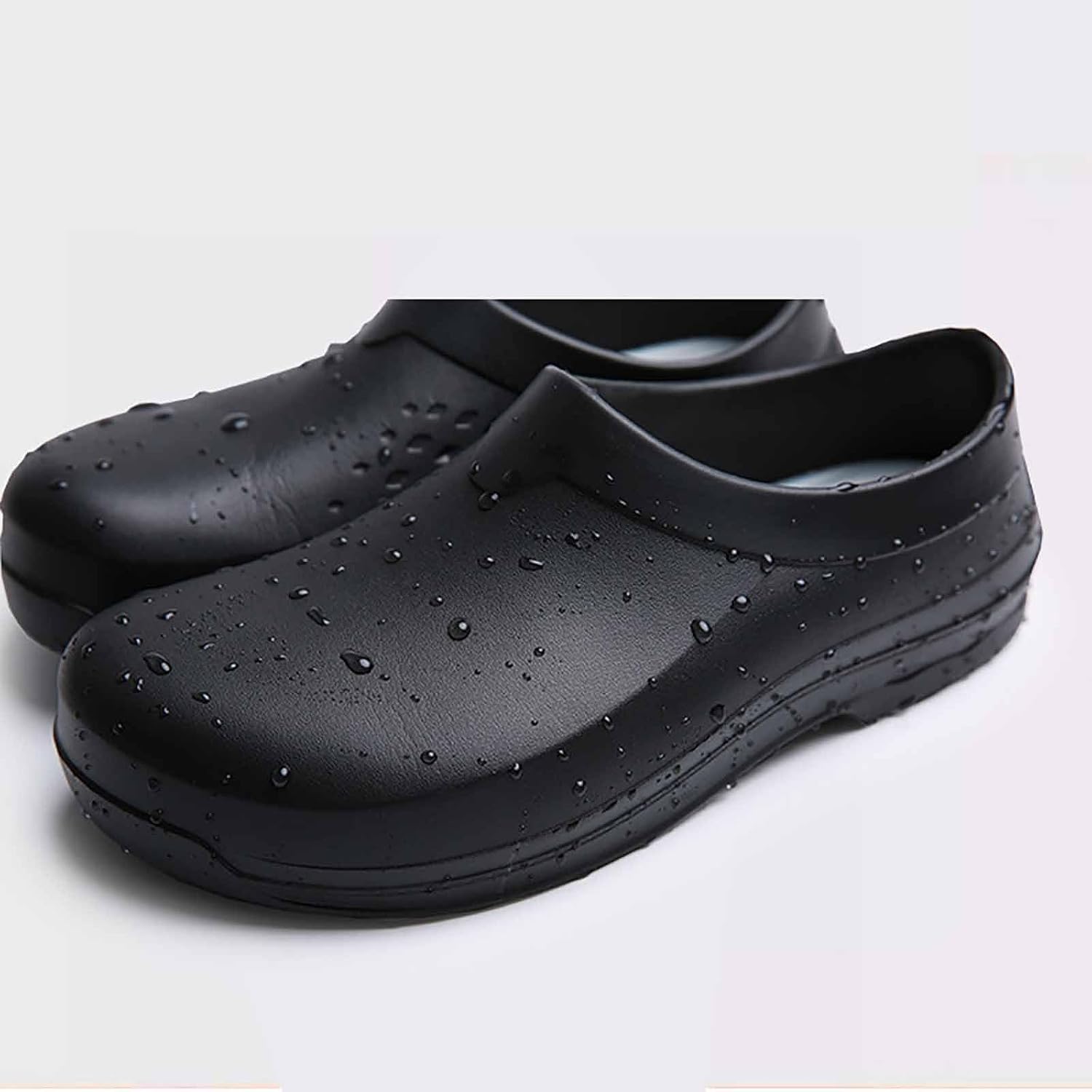 CLSQLXYJZC Mens Womens Kitchen Chef Shoes, Oil Resistant Waterproof Slip On Shoe Safety Boot, Restaurant Work Shoes, for Hospital Nurse Food Service Shoes