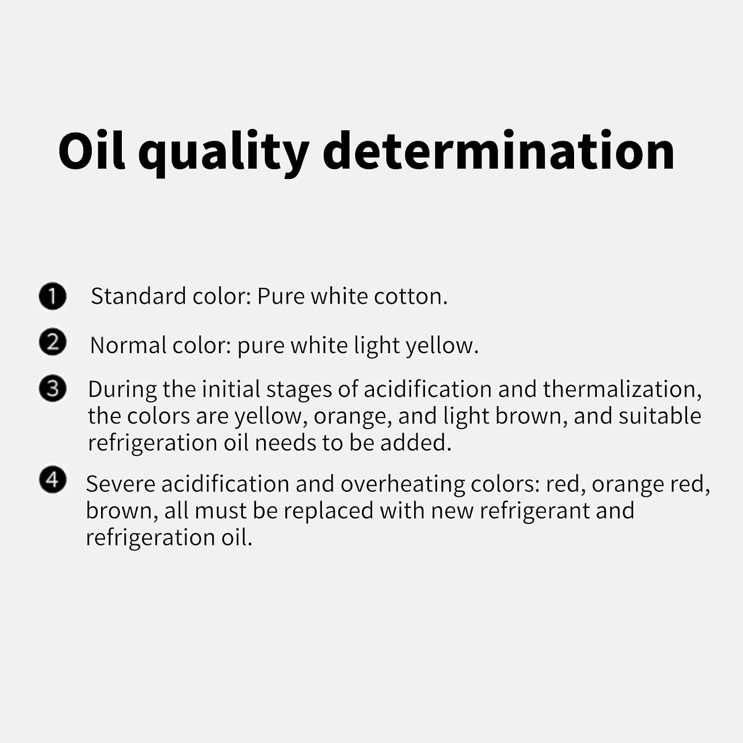 Quick Detection Car Air Conditioning Refrigerants Oil Test Strips for Efficient Routine Maintenance Workshop Use Easy to Use Air Conditioning Diagnostic Tool