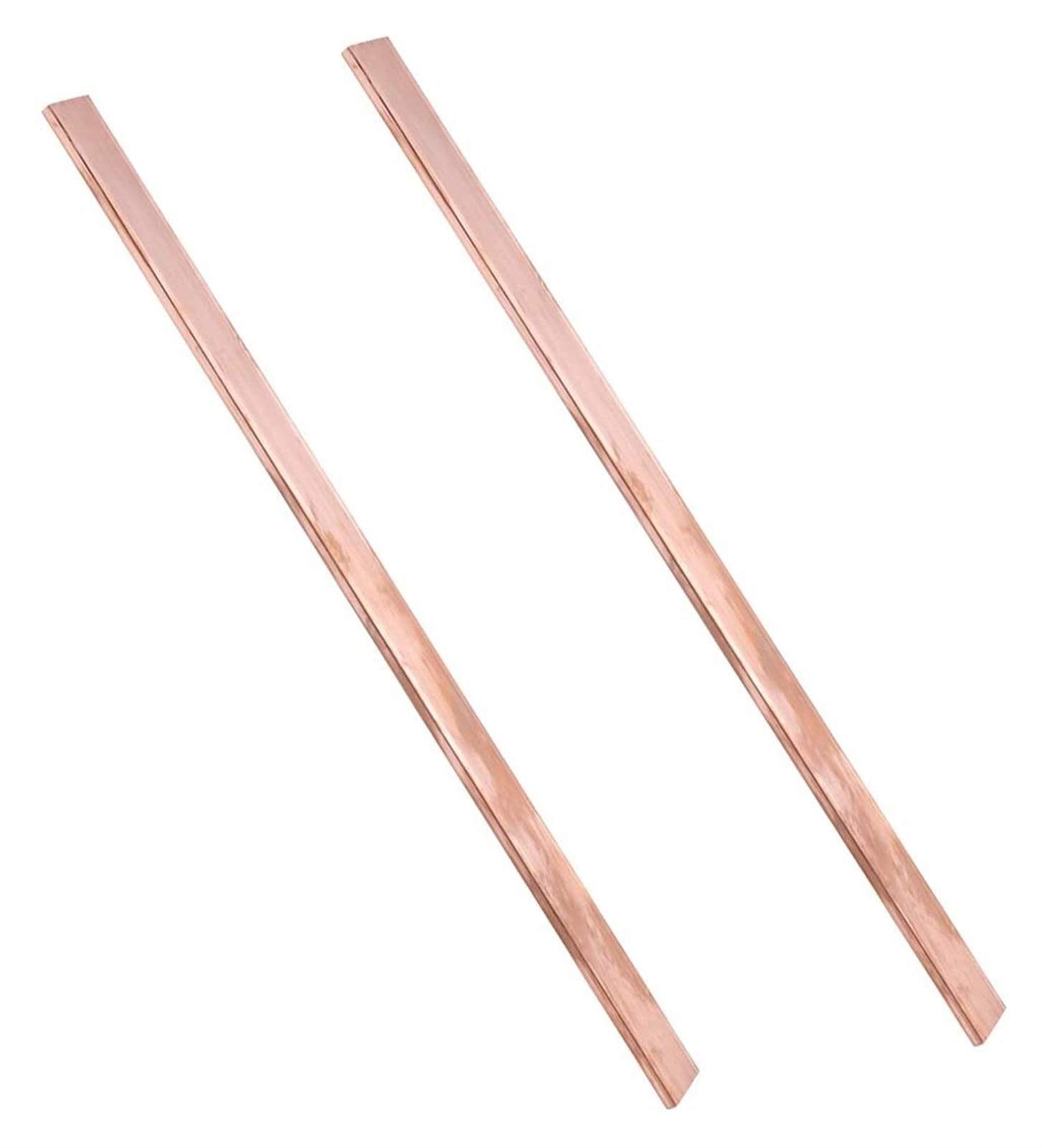Plaque en laiton pur T2 5mm idéale pour soudure et bijouterie fine - 2 Pcs