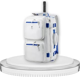 Tennis, Pickleball & Badminton Backpack – For men & women, fits multiple rackets with separate shoe compartment. Wear as backpack or shoulder bag.
