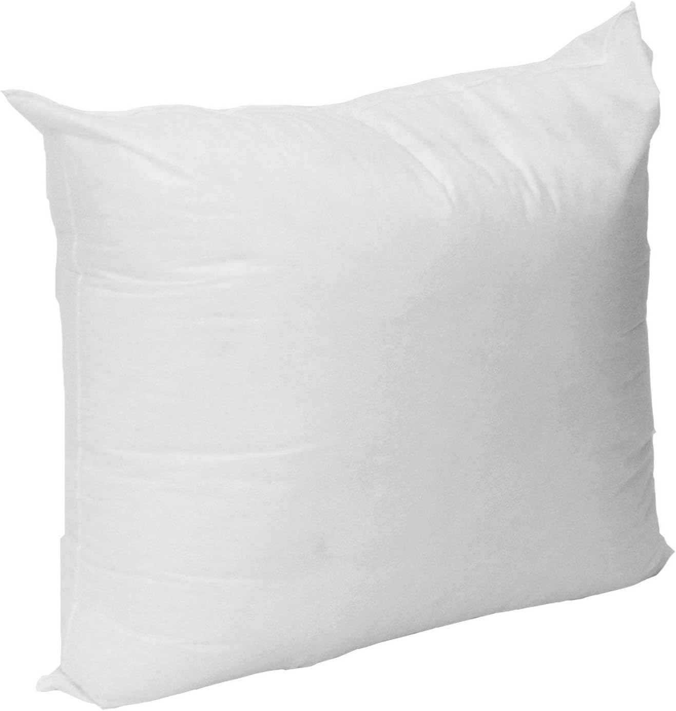 Mybecca Premium Hypoallergenic Stuffer Pillow Insert Sham Square Form Polyester, 16" L X 16" W, Standard/White