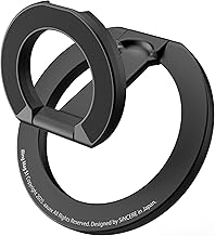 AAUXX iRing Mag S1 Eye Ring, Mug, MagSafe Compatible, Smartphone Ring, Genuine Dealer, Double-Sided Magnet, Smartphone Stand, Magnetic, Hold Ring, Thin, Strong Adsorption, Neodymium Magnet, Stand 1