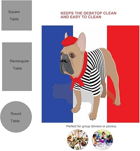 Vista 29 de Wanderlust Decor Mantel Redondo para Mesa De 4 Sillas Decoración Multifall Decoración para Comedor 30 X 30 Pulgadas