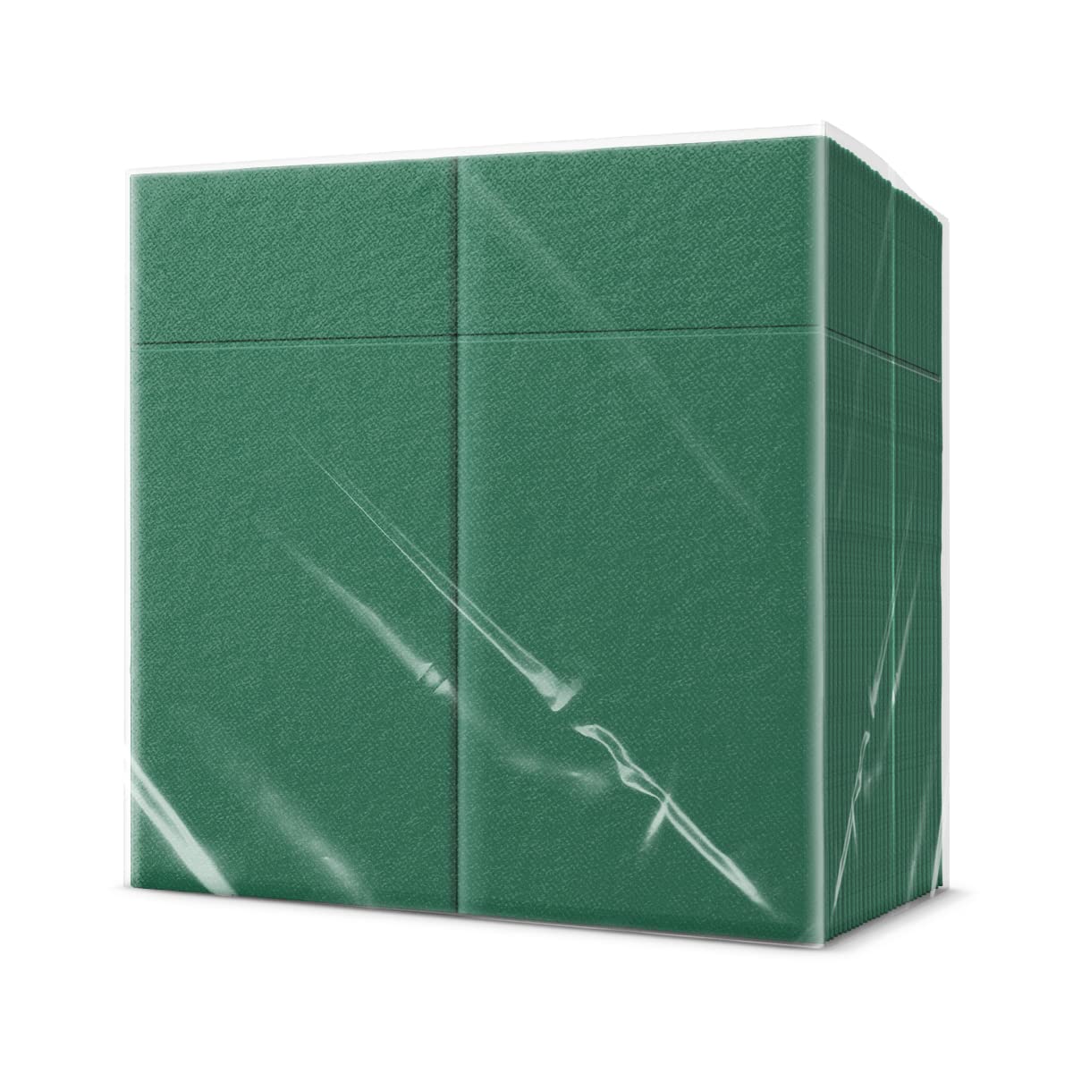 PAW Airlaid Pocket Serwetki (39 x 40 cm) I 50 sztuk I Gładka I Tkanina I Elegancka Dekoracja Stołu I HoReCa I Na okazje, takie jak wesela, imprezy, Boże Narodzenie I Kolor: Dark Green
