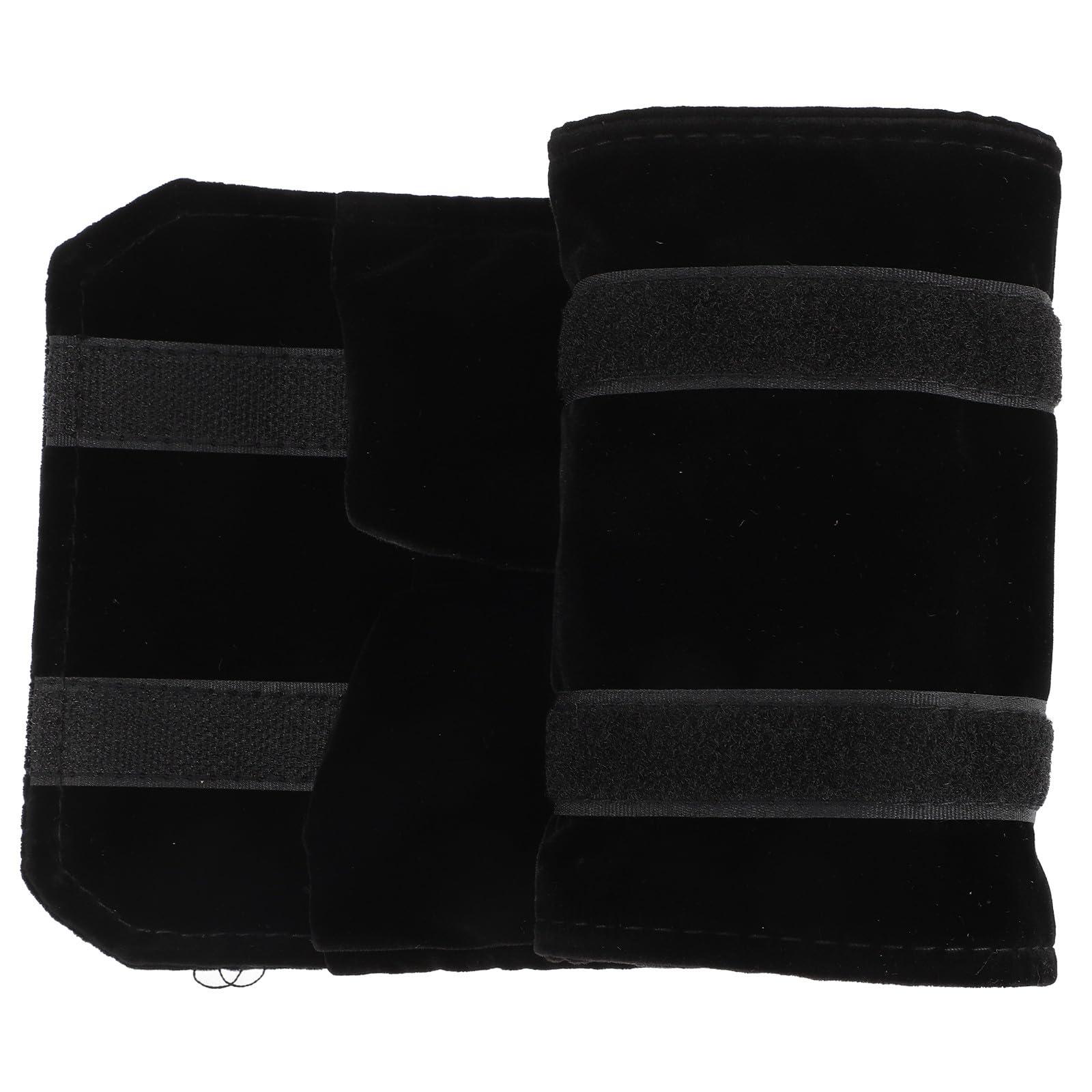 Estuche de Terciopelo Negro para Joyas Organizador Enrollable Premium