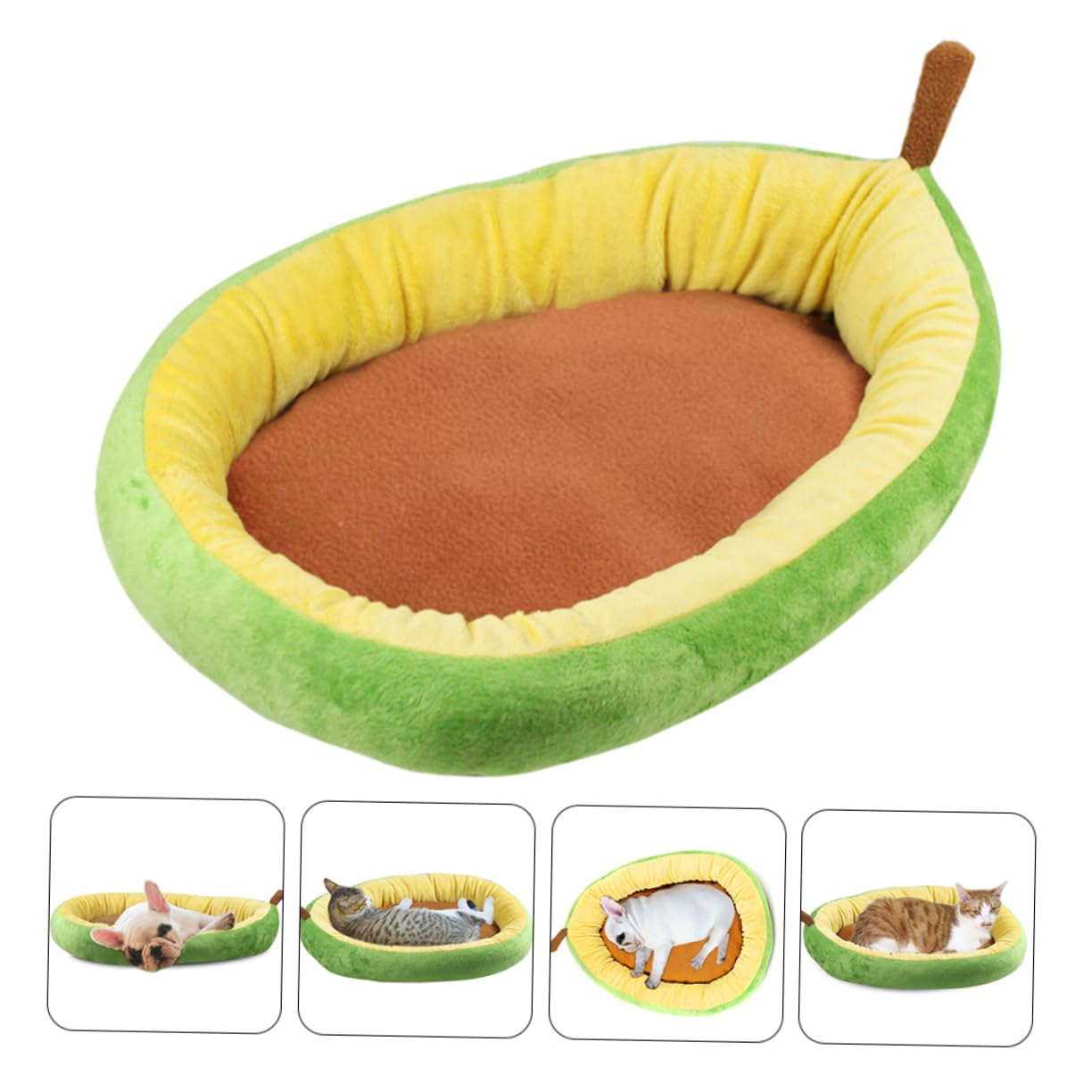 Cojín De De Forma De Cama De Peluche Caliente Invierno Cómodo para Cachorros