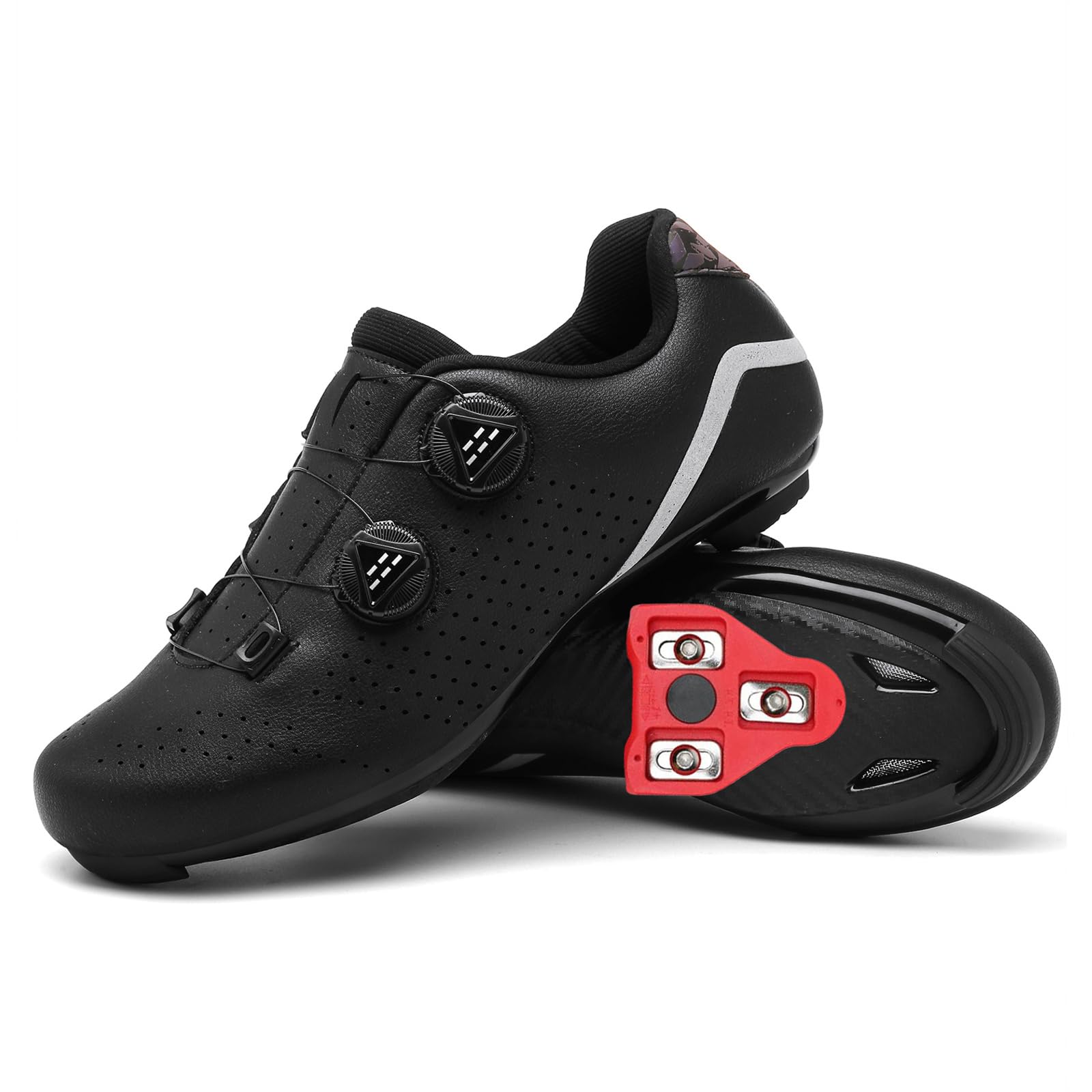 JiuQing Buty rowerowe Mężczyźni Kobiety Buty na rower górski szosowe Oddychające Wygodne Kompatybilne z knagami Peloton Delta
