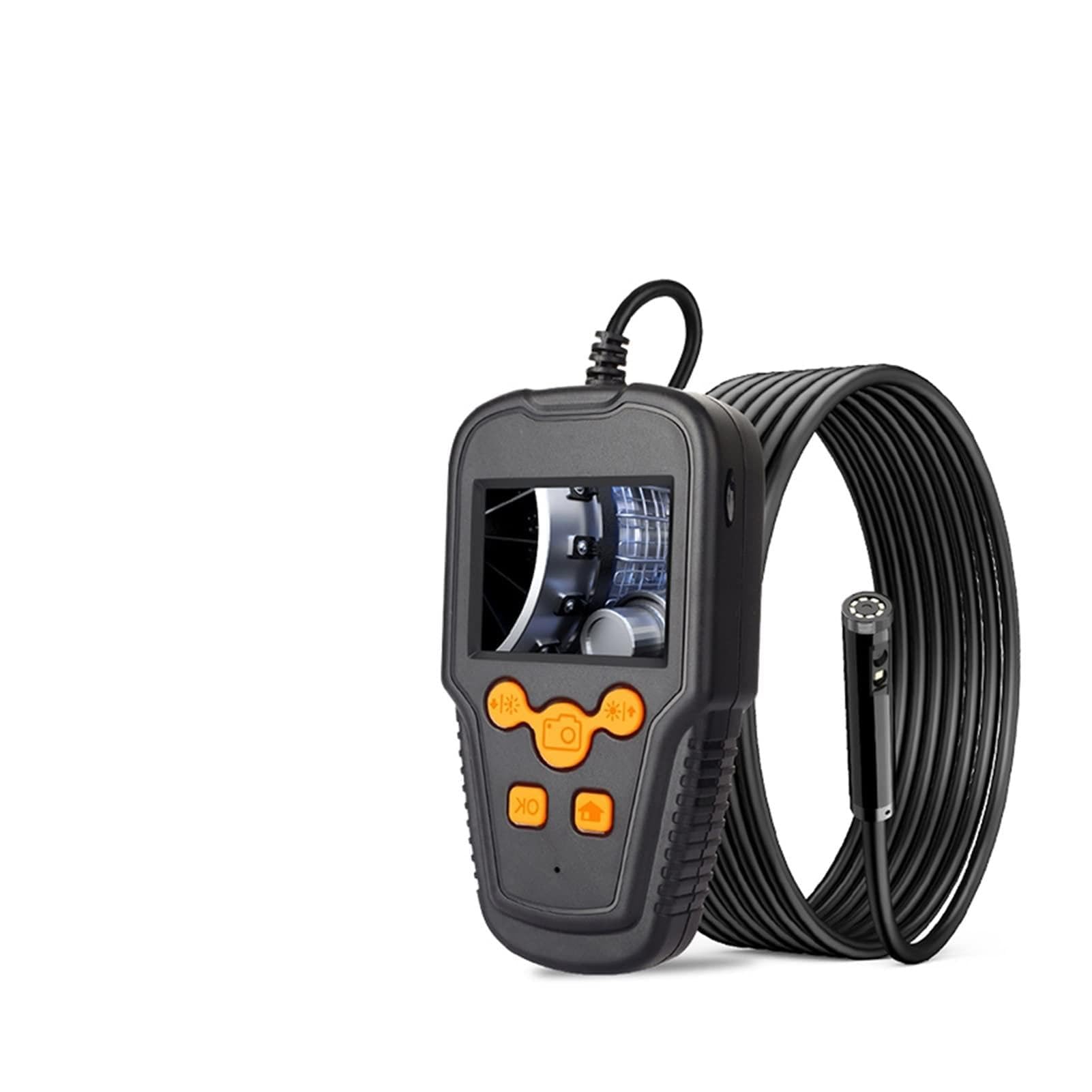 YNIYUJKL Camera, 3.9Mm Endoscope Digital Inspection With 2.4'' Ips 1080P Hd. Snake For Hvac Car Engine,For Wall Automotive Engine,5.5mm Single Lens-10m