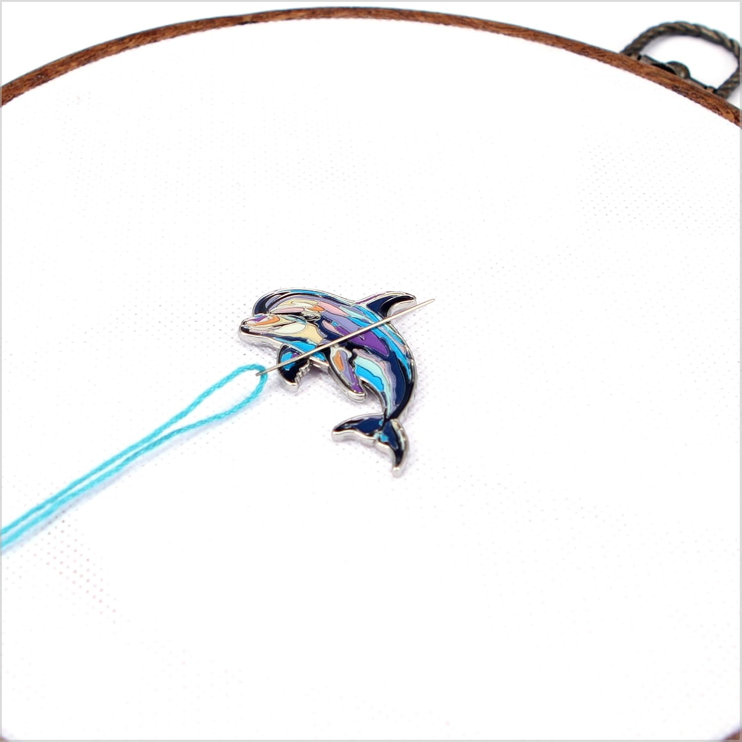 Magnetic Dolphin Needle Minder for Cross Stitch Embroidery Craft Gift (Set #2) image 4
