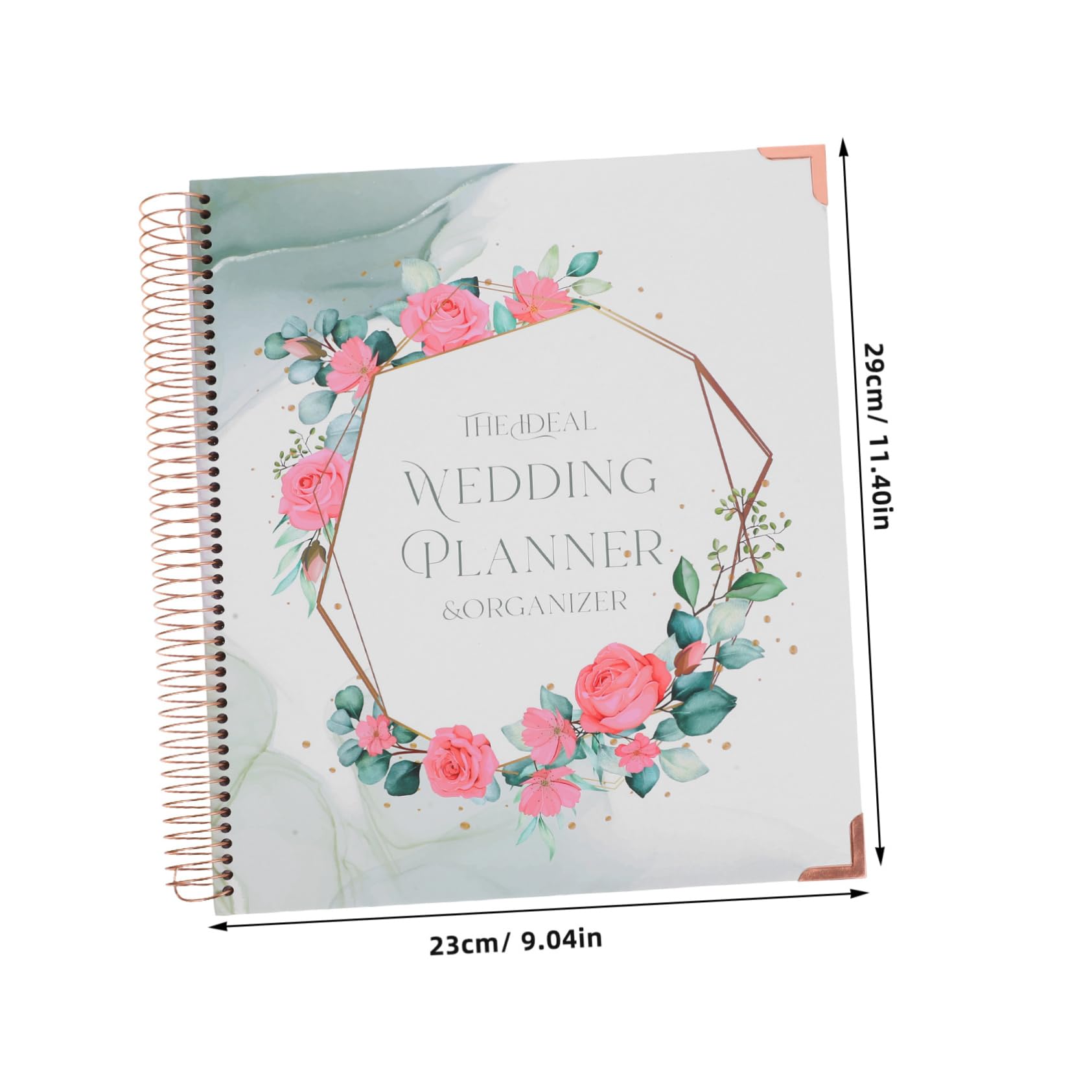 DOITOOL Hochzeitsplaner Buch für Verlobte Paare Papier mit Budgetplanung und Detailliertem Zeitplan für Hochzeitsplanung und Organisation