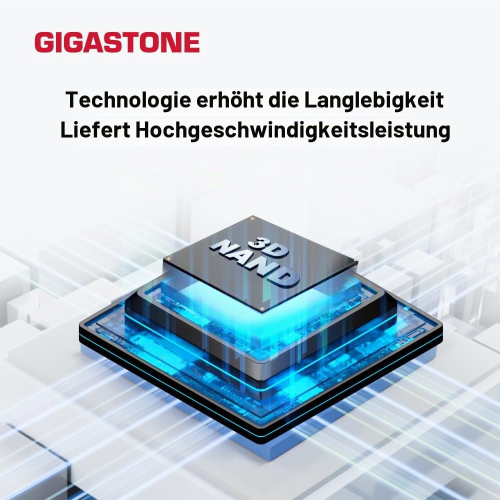GIGASTONE 256GB Nano Flash-Laufwerk, Z90 USB 3.2 Gen 1, 120MB/s UltraSchnell, Mini, Metalldesign, Daten­speicherung, Backup für PC/Mac/TV/Auto, USB 2.0/3.0/3.1 Kompatibel