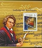 2015 ludwig van beethoven Salomoninseln Bloc-Feuillet 384 (complète. Edition.) Neuf avec Gomme Originale ** MNH 2015 Ludwig Van Beethoven (Timbres pour Les collectionneurs) Musique/Danse