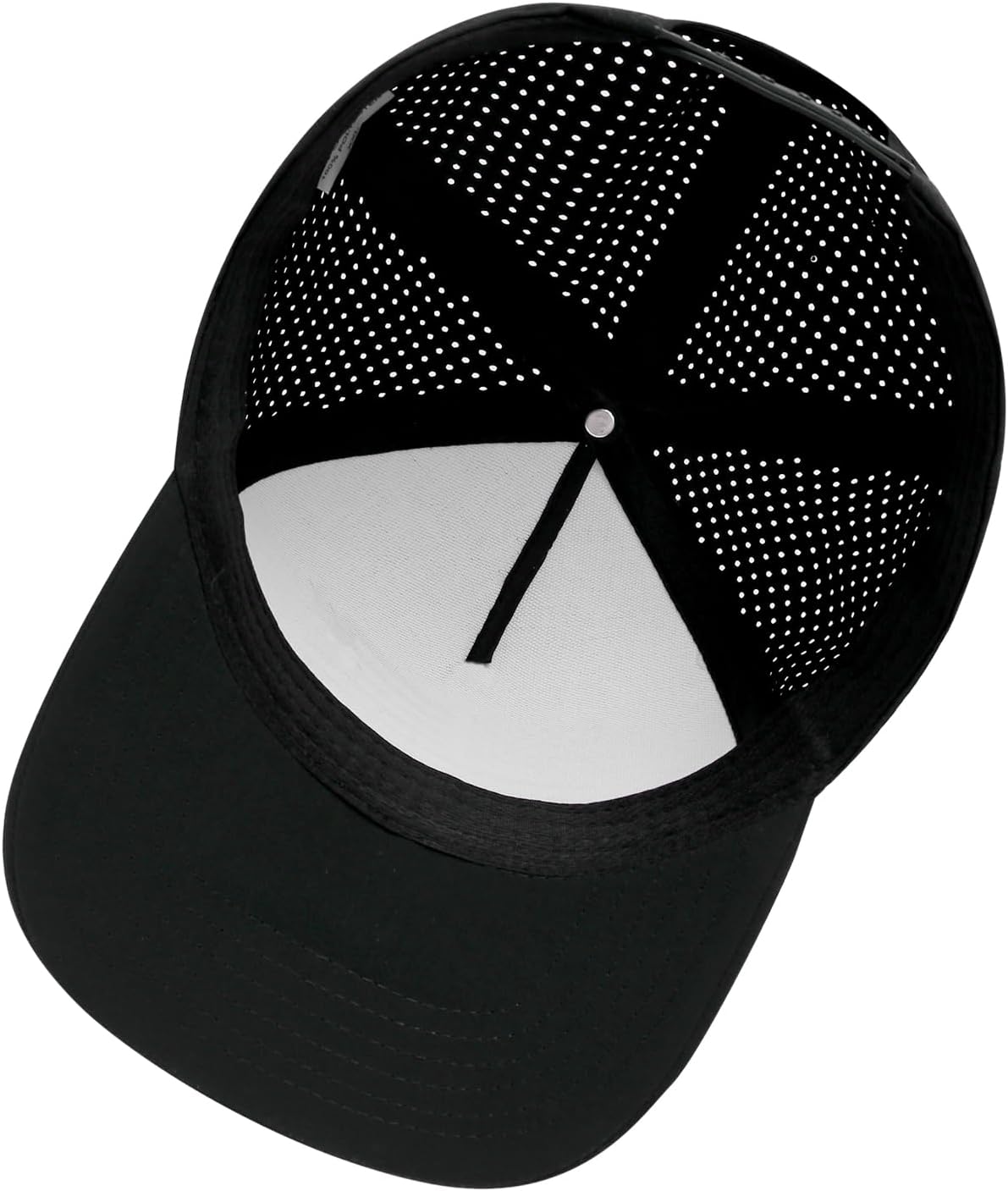 Flat Brim Hats Trucker Hat, XXL Big Head Trucker Snapback Hat with American Flag Breathable Mesh Hat Baseball Cap - Image 6