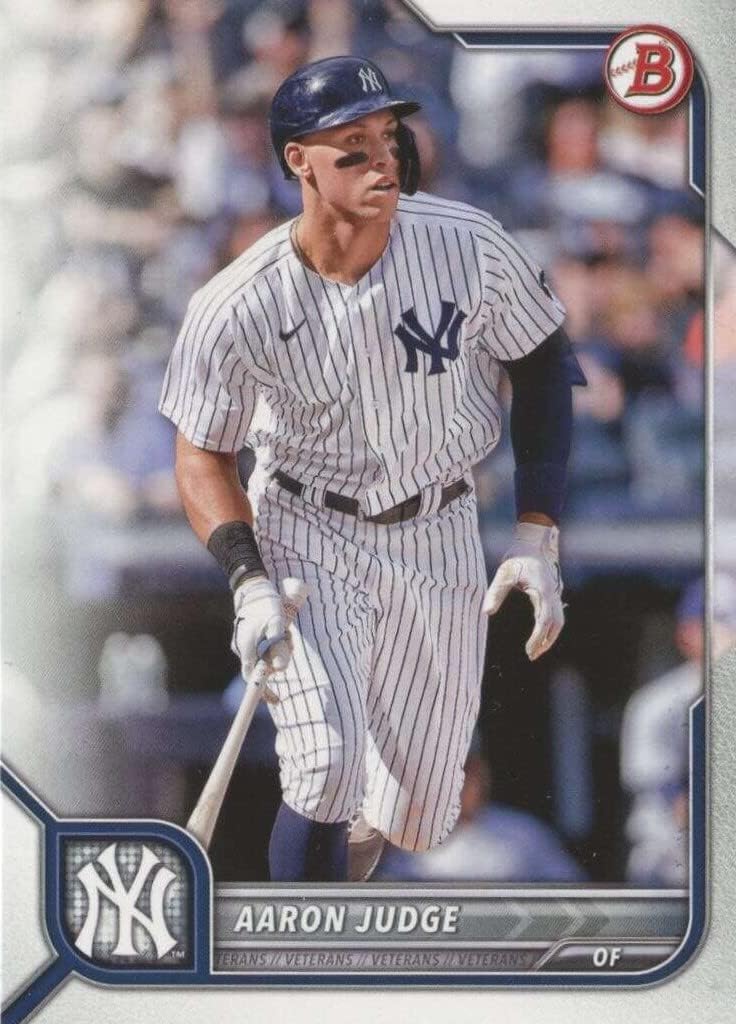 2022 Bowman Baseball Series Complete Mint 250 Card Set with Stars, Prospects and Rookie Cards including Cal Raleigh, Aaron Judge, Shohei Ohtani and More