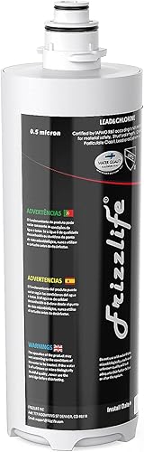 Frizzlife Cartucho de filtro de repuesto MK99 con cartucho de filtro FZ-2 en el interior