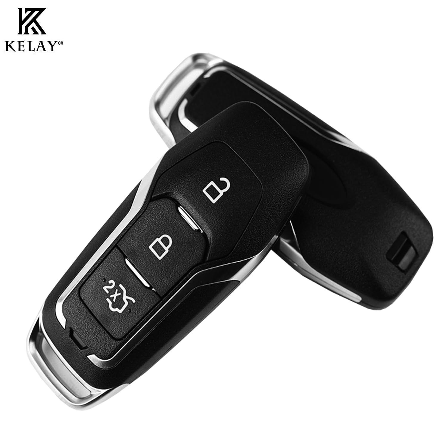 Kelay Ford Key Fob Case Replacement For Ford Edge Mondeo S-Max Mustang Galaxy Remote Car Key Cover - Image 2