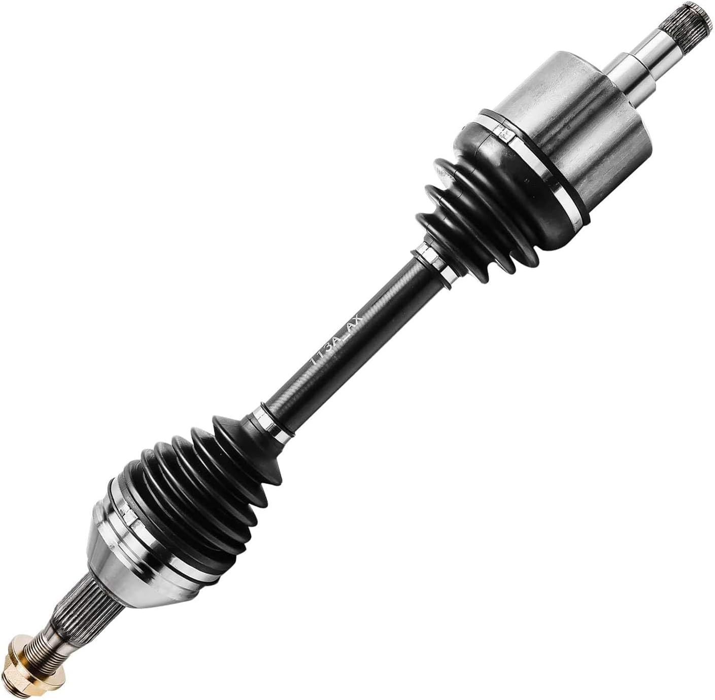 Detroit Axle - Pair Front CV Axle Shafts for Chevy Impala Venture Monte Carlo Pontiac Grand Prix Montana Buick LaCrosse Allure Regal Century, 2 CV Axle Shafts Assembly Replacement