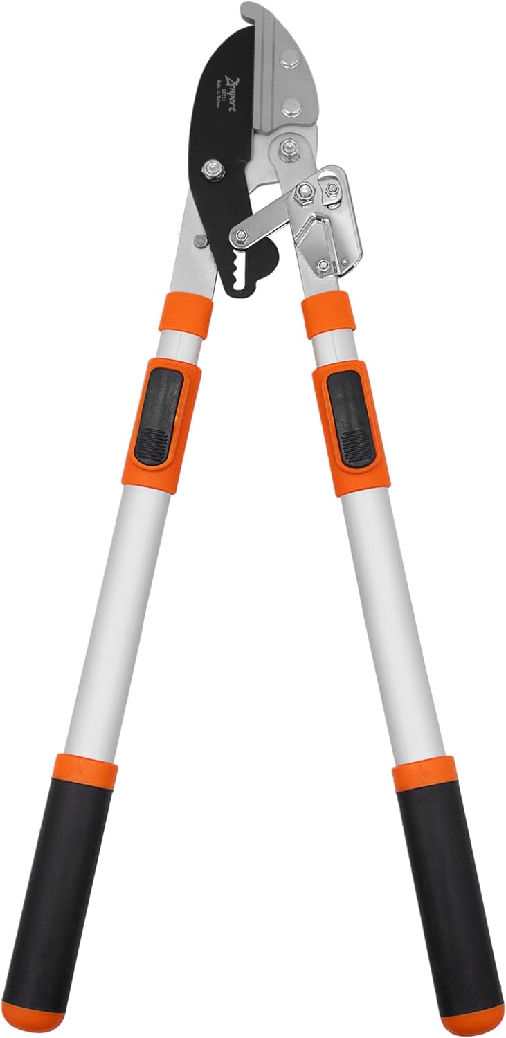 Zenport LRT11 Telescopic Ratchet Anvil Lopper, 23.5-Inch to 35.8-Inch, Box of 12