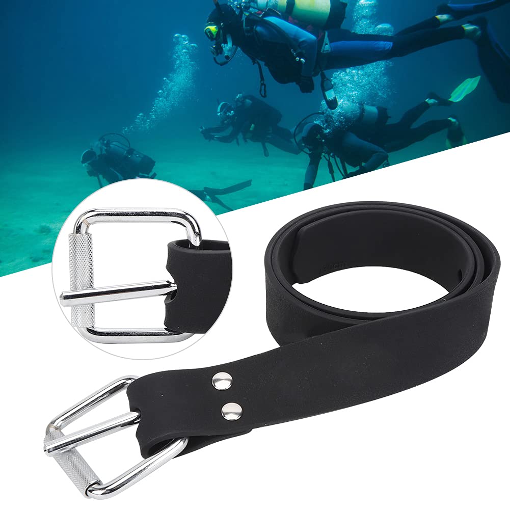 Silicone Plongée Poids Ceinture Léger Haute Résistance À Libération Rapide en Acier Boucle sous Marine Plongée en Apnée