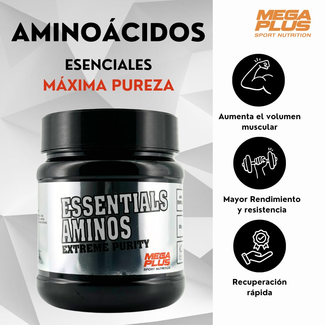 Mega Plus Essentials Aminos Tropical Fruits Extrem Purity 30 300 G