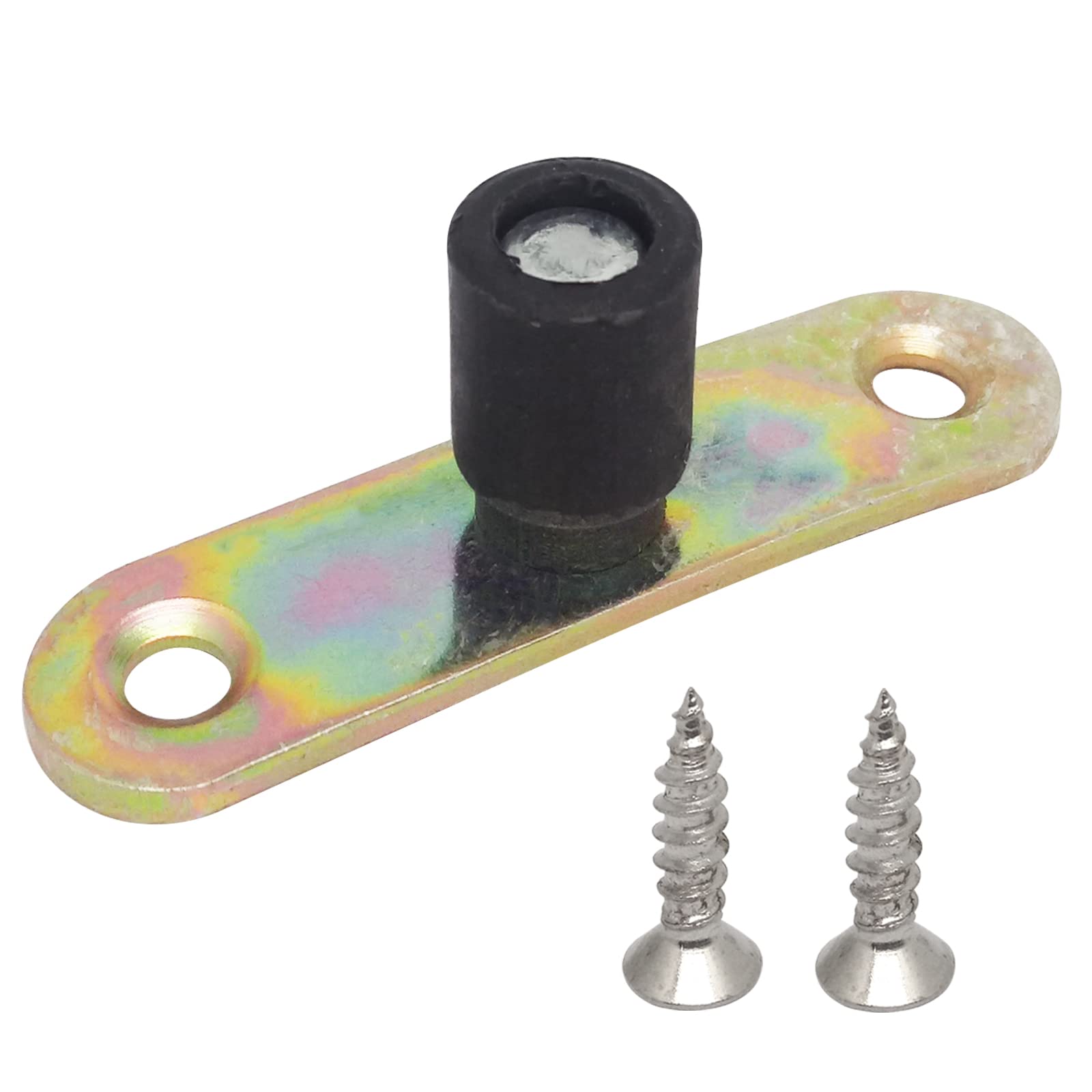 4pcs Sliding Door Roller Guide Wheel,Ball Bearings Design,Barn Door Floor Guide Flush Mount Stay Roller,with Screw(10mm/0.4Inch)