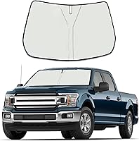 Vista 18 de Parasol para parabrisas mejorado para Ford F150 2009-2014, visera plegable para parabrisas que bloquea los rayos UV