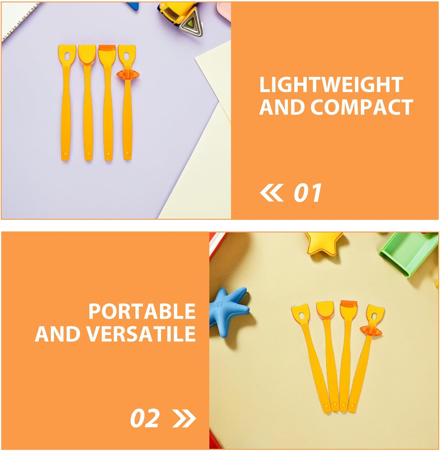 Didiseaon 8pcs Tongue Trainer Set Oral Mobility Trainer Tongue Exercise Tool for Speech Therapy’s Oral Muscle Development and Control