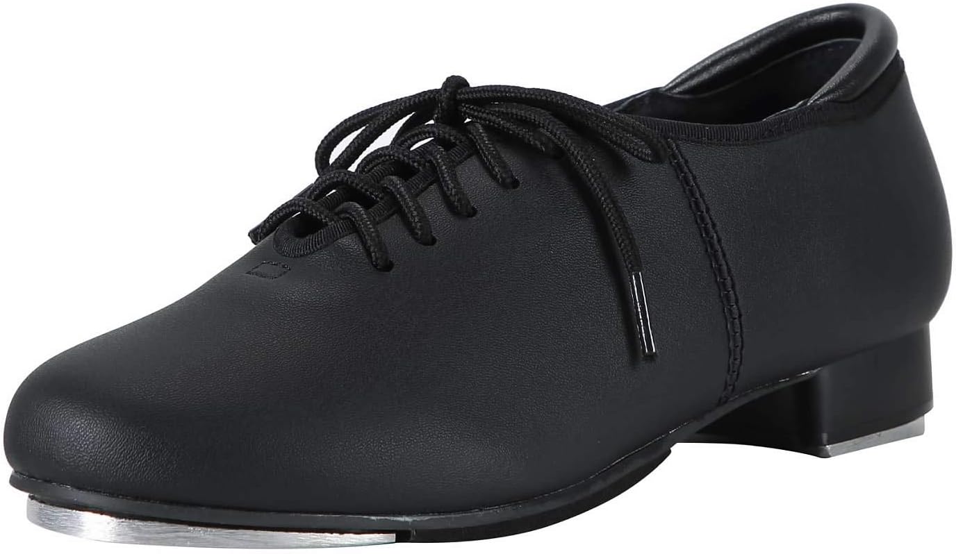 PU Leather Lace Up Tap Shoe Dance Shoes for Women and Men's Dance
