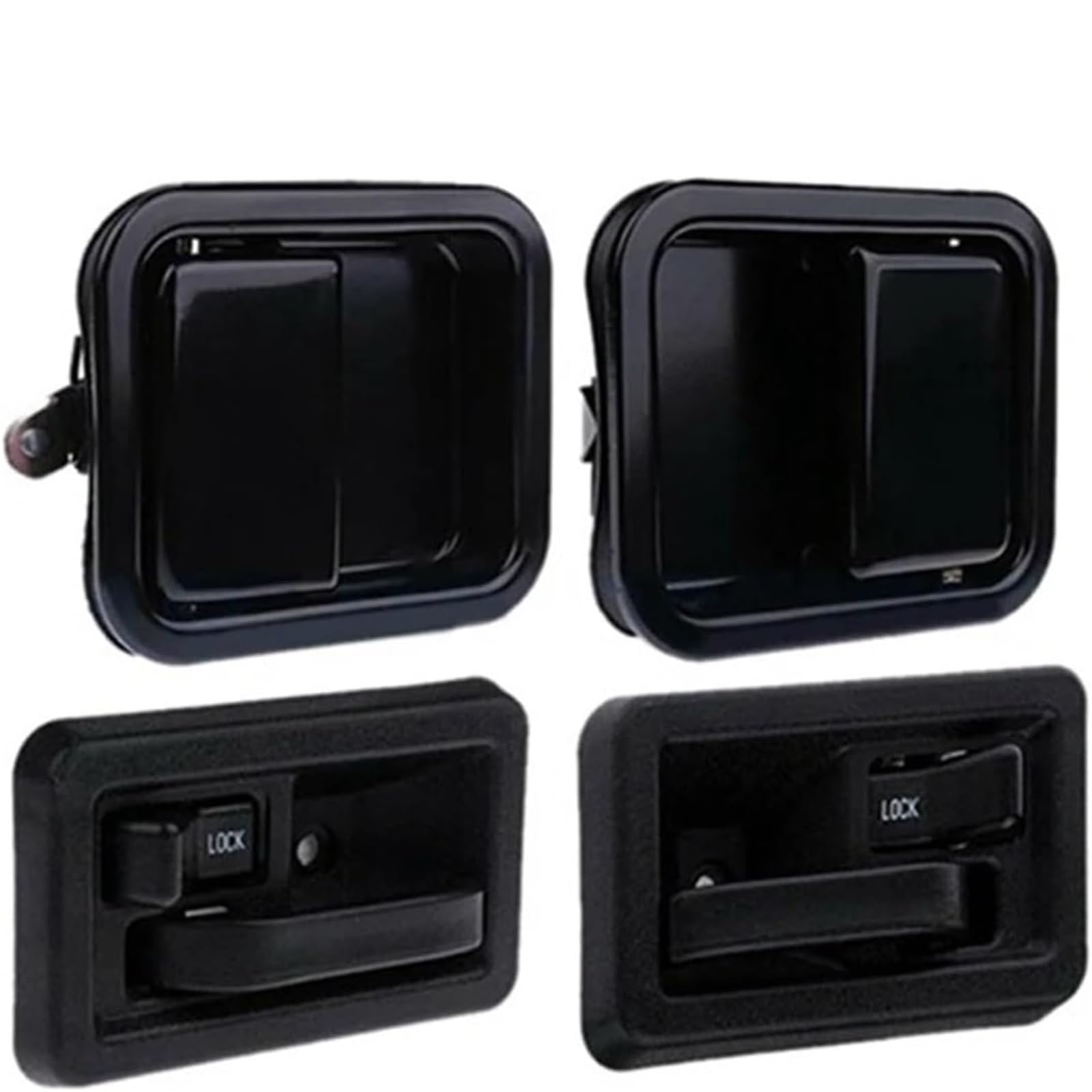 Glymzoi One Color Car Exterior Door Handles Car Exterior Door Handle For Jeep For Wrangler 1991-2004 Interior And