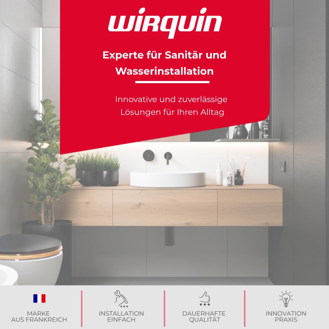 Wirquin 50720090 Iseo Spülkasten mit niedrigem Handwaschbecken